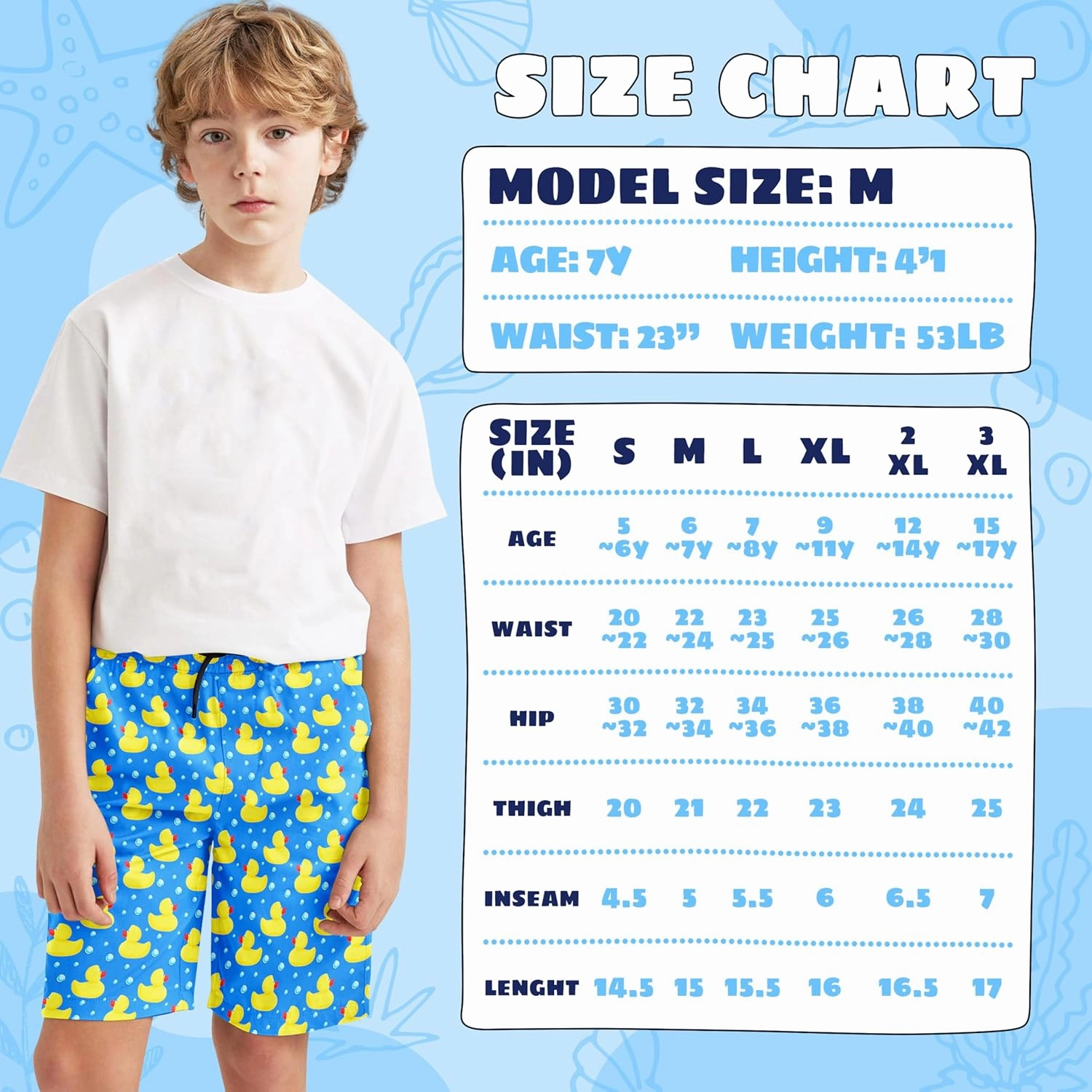 Boys Swim Trunks with Compression Liner Boys Stretch Swim Shorts Quick Dry 2 in 1 Beach Shorts 4-17 Y