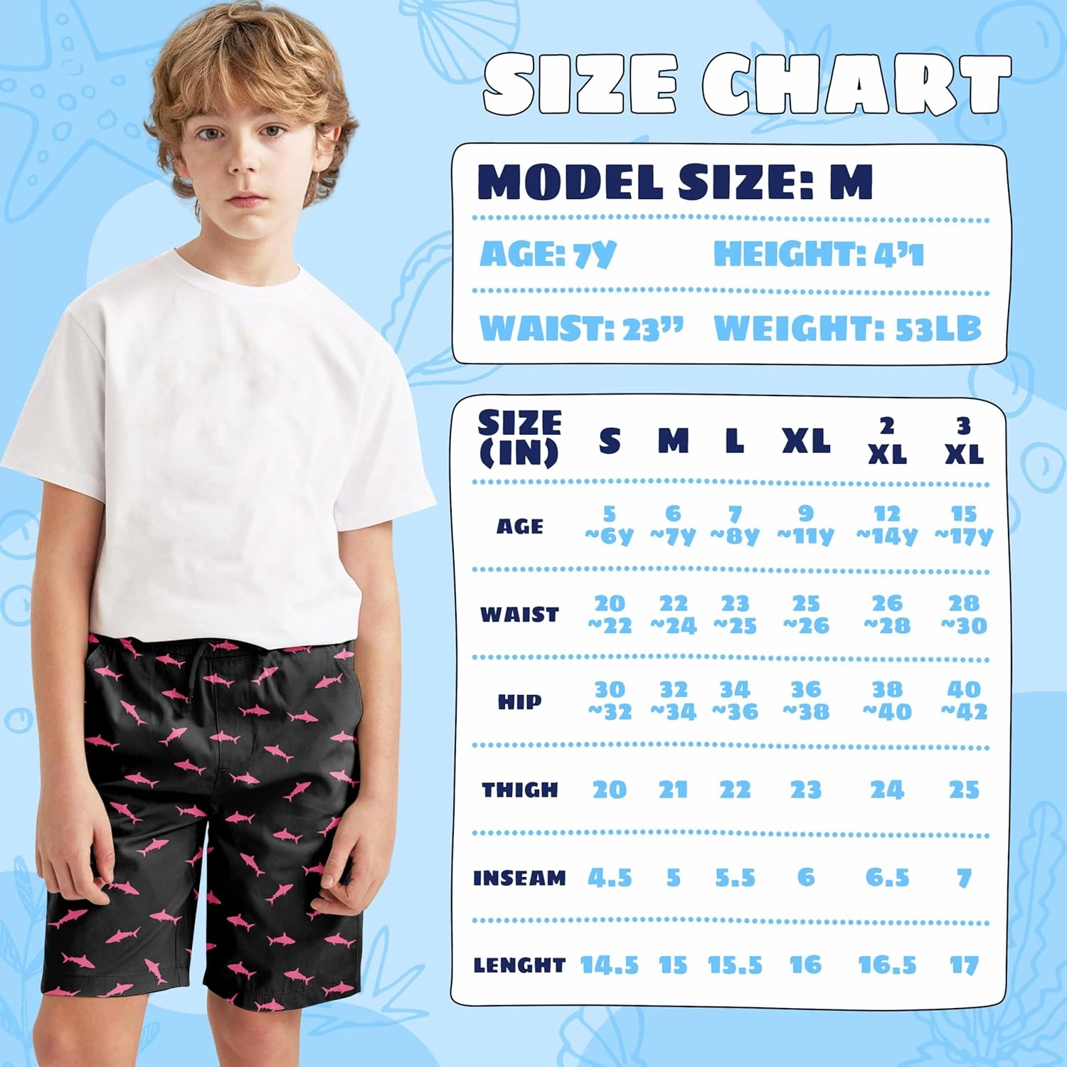 Boys Swim Trunks with Compression Liner Boys Stretch Swim Shorts Quick Dry 2 in 1 Beach Shorts 4-17 Y