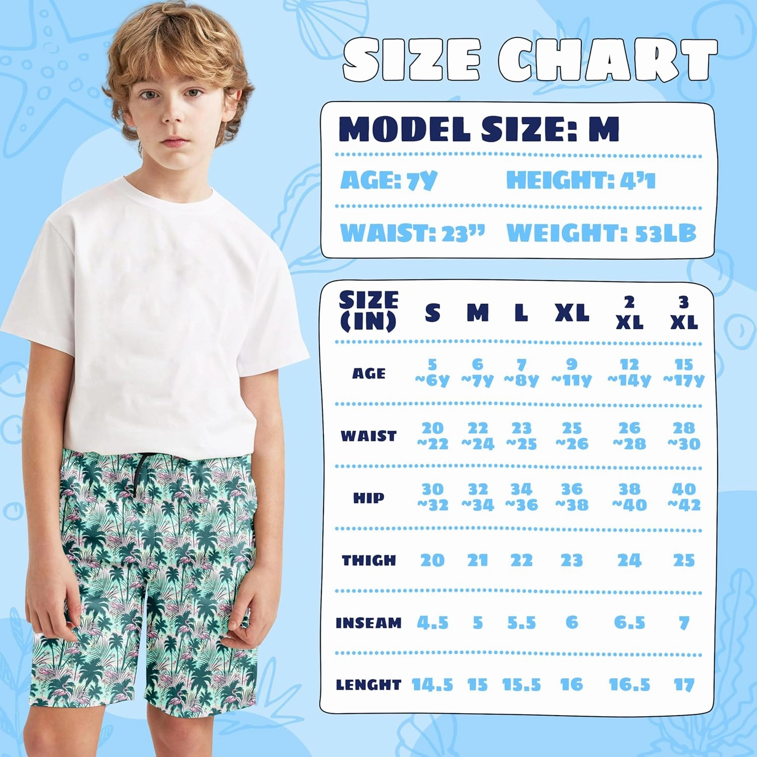 Boys Swim Trunks with Compression Liner Boys Stretch Swim Shorts Quick Dry 2 in 1 Beach Shorts 4-17 Y