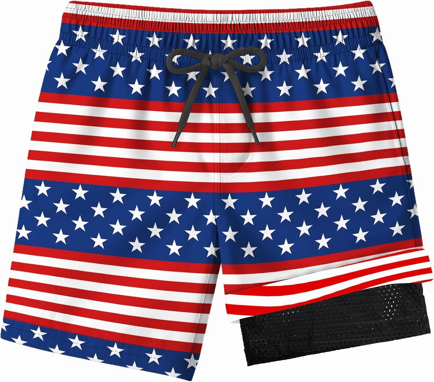 Boys Swim Trunks with Compression Liner for 7-16 Years,Quick-Dry Swim Shorts for Kids Teen,Sun Protection Swimming Trunks