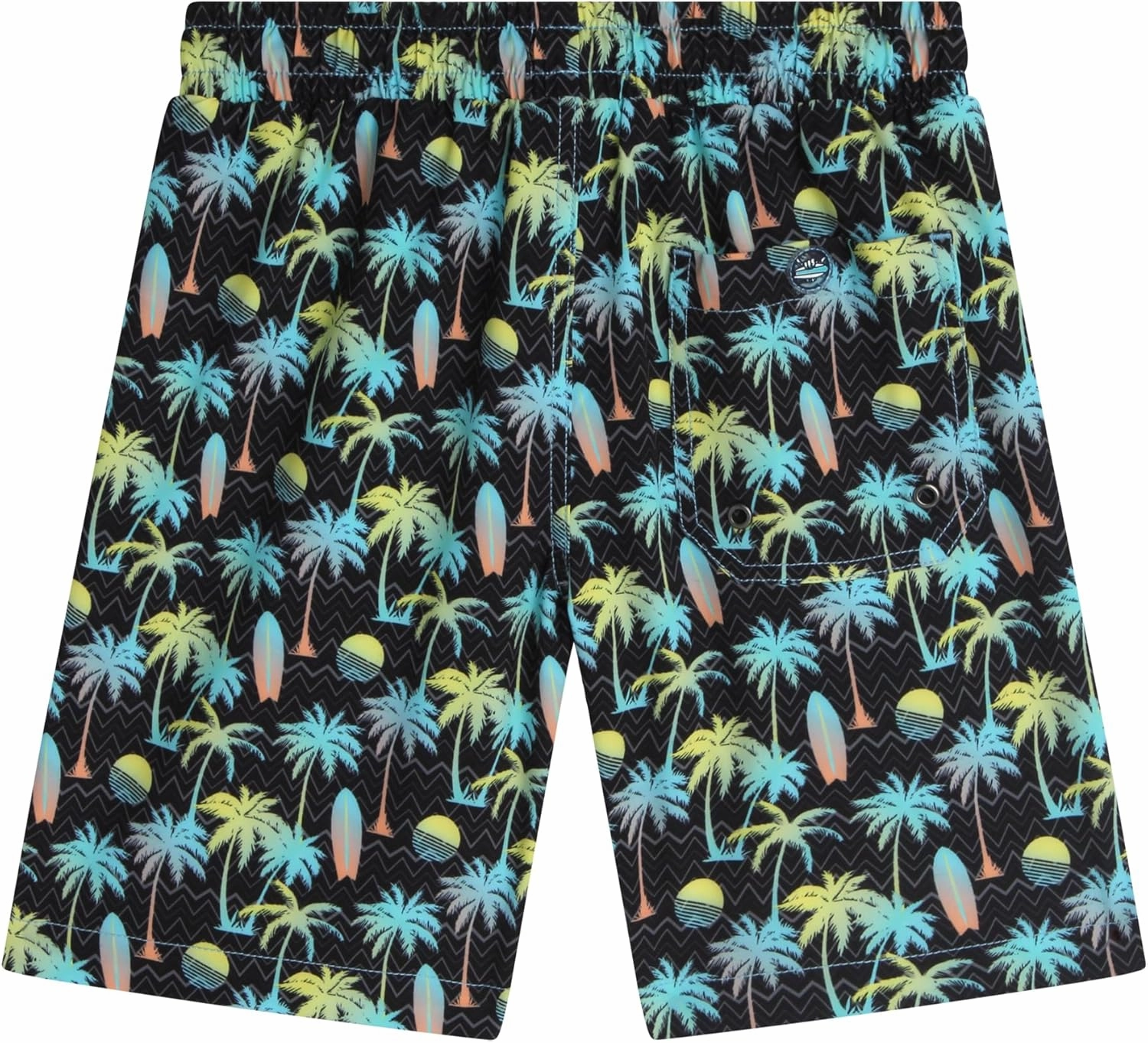 Boys Swim Trunks with Compression Liner Quick Dry 4-Way Stretch Bathing Suit (Sizes: 8-14)