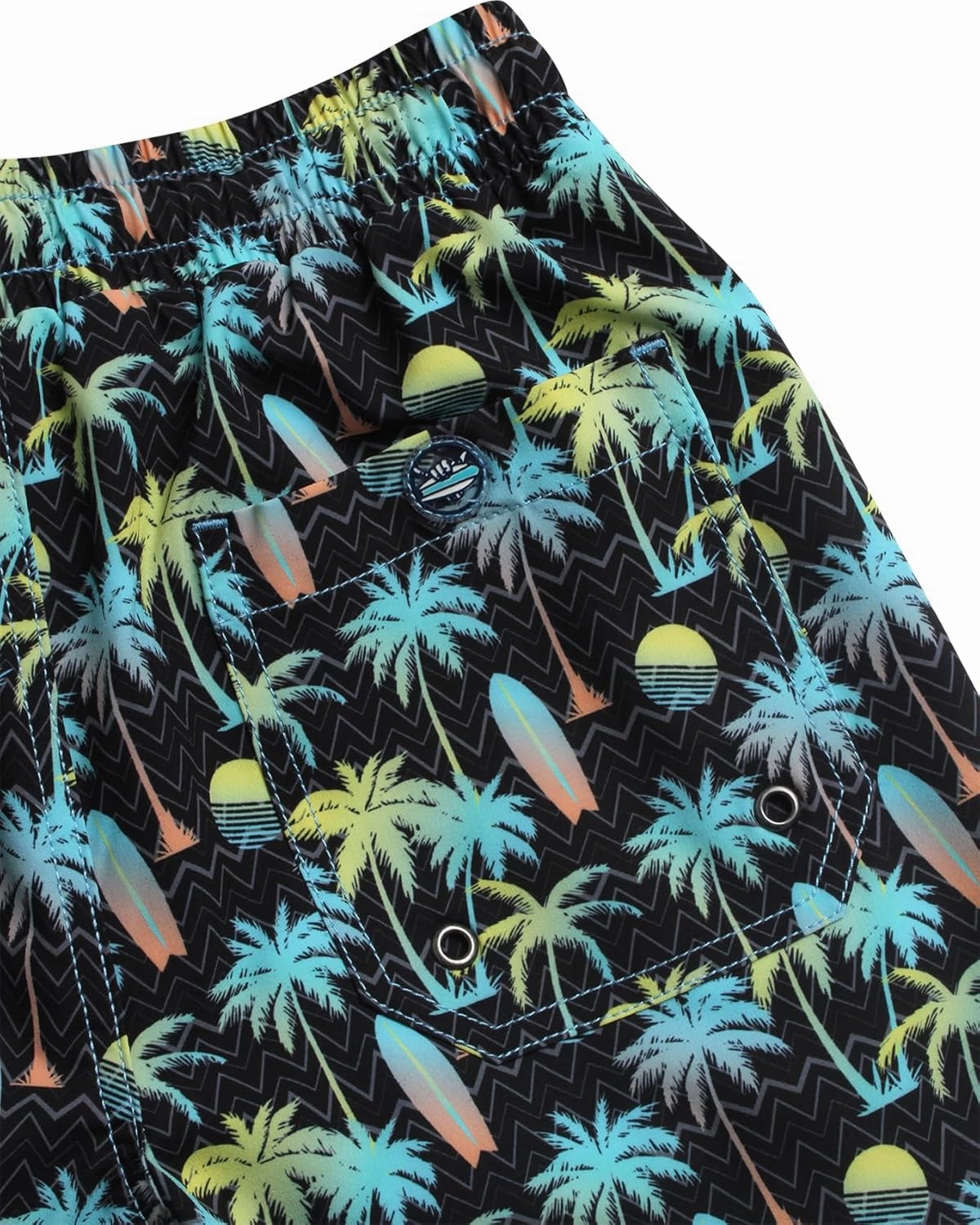 Boys Swim Trunks with Compression Liner Quick Dry 4-Way Stretch Bathing Suit (Sizes: 8-14)