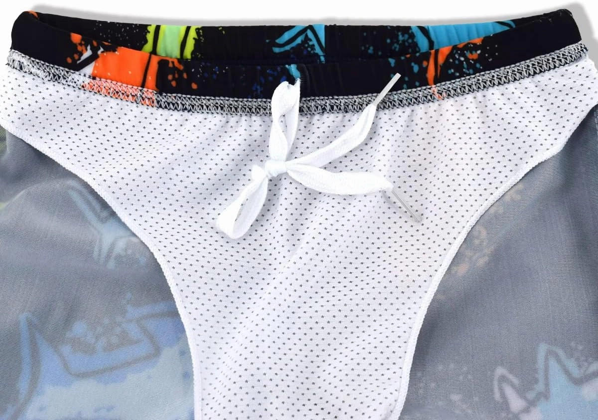 Boys Two Piece Rash Guard Swimsuits Kids Short Sleeve Sunsuit Swimwear Sets