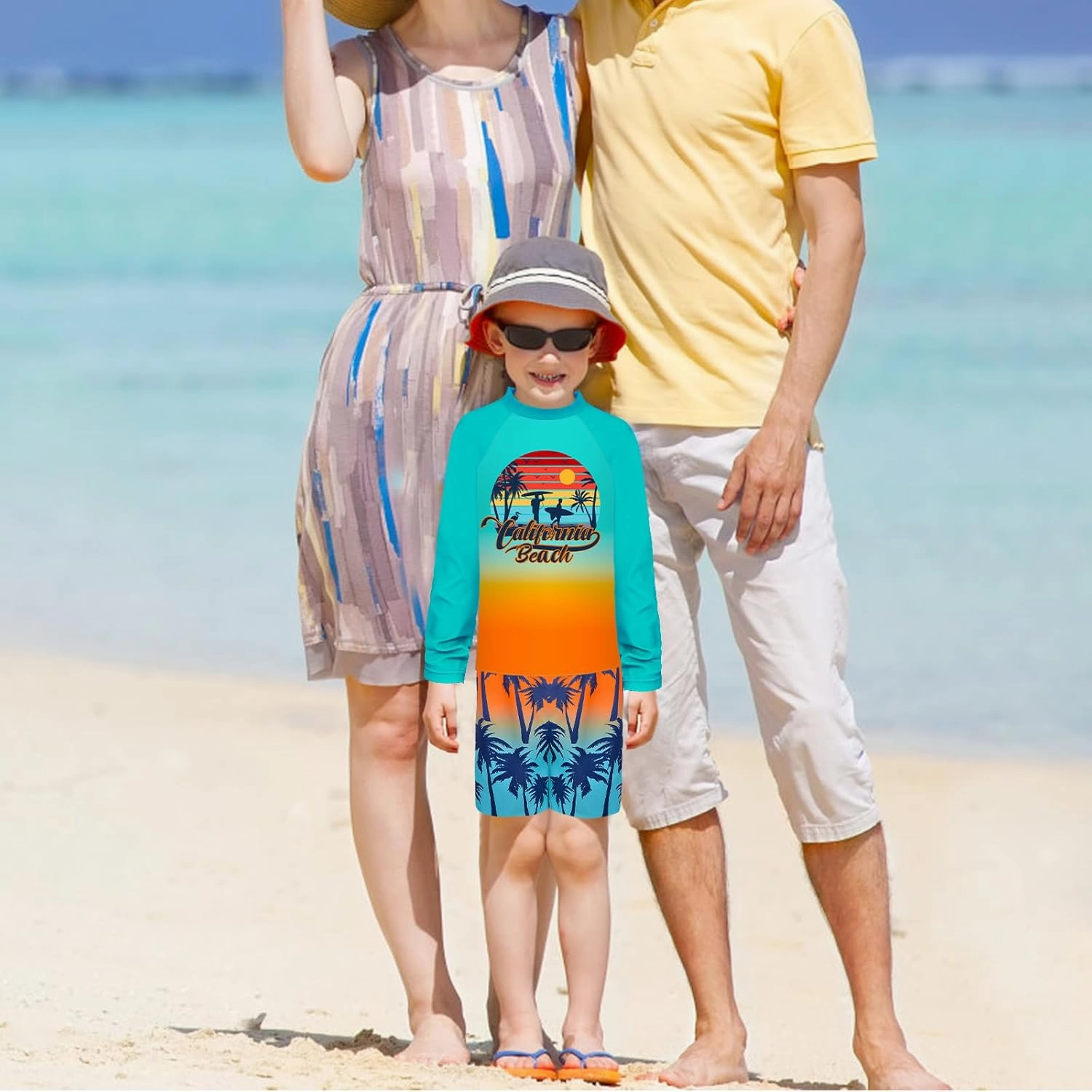 Boys Two Piece Rash Guard Swimsuits Kids Short Sleeve Swimwear Sets Quick Dry Bathing Suit 3-10 Years