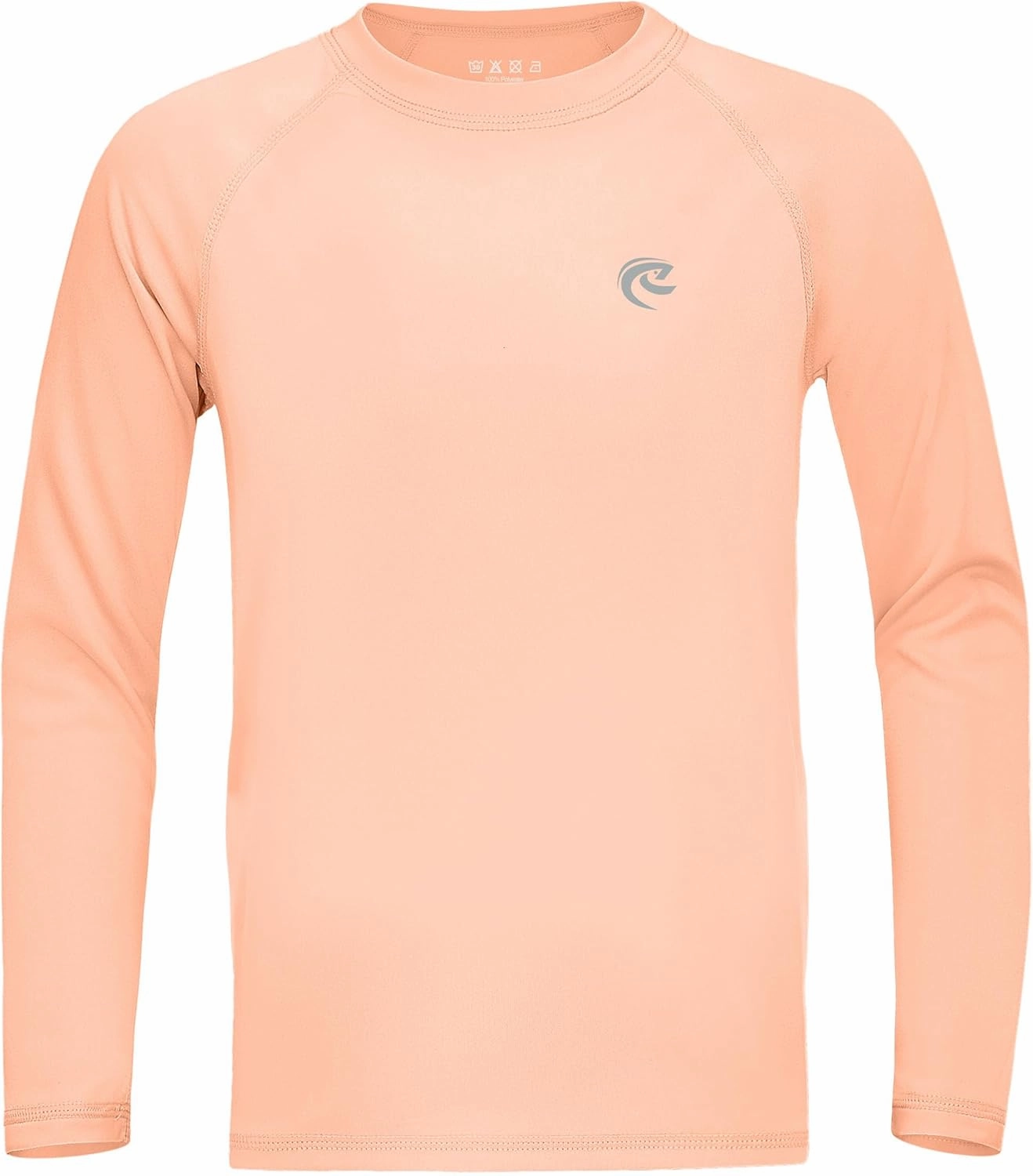 Boys UPF 50  Swim Shirt Long Sleeve, 1 or 2 Pack UV Sun Protection Rash Guard, Youth Kids SPF Water Shirts for Beach Surf
