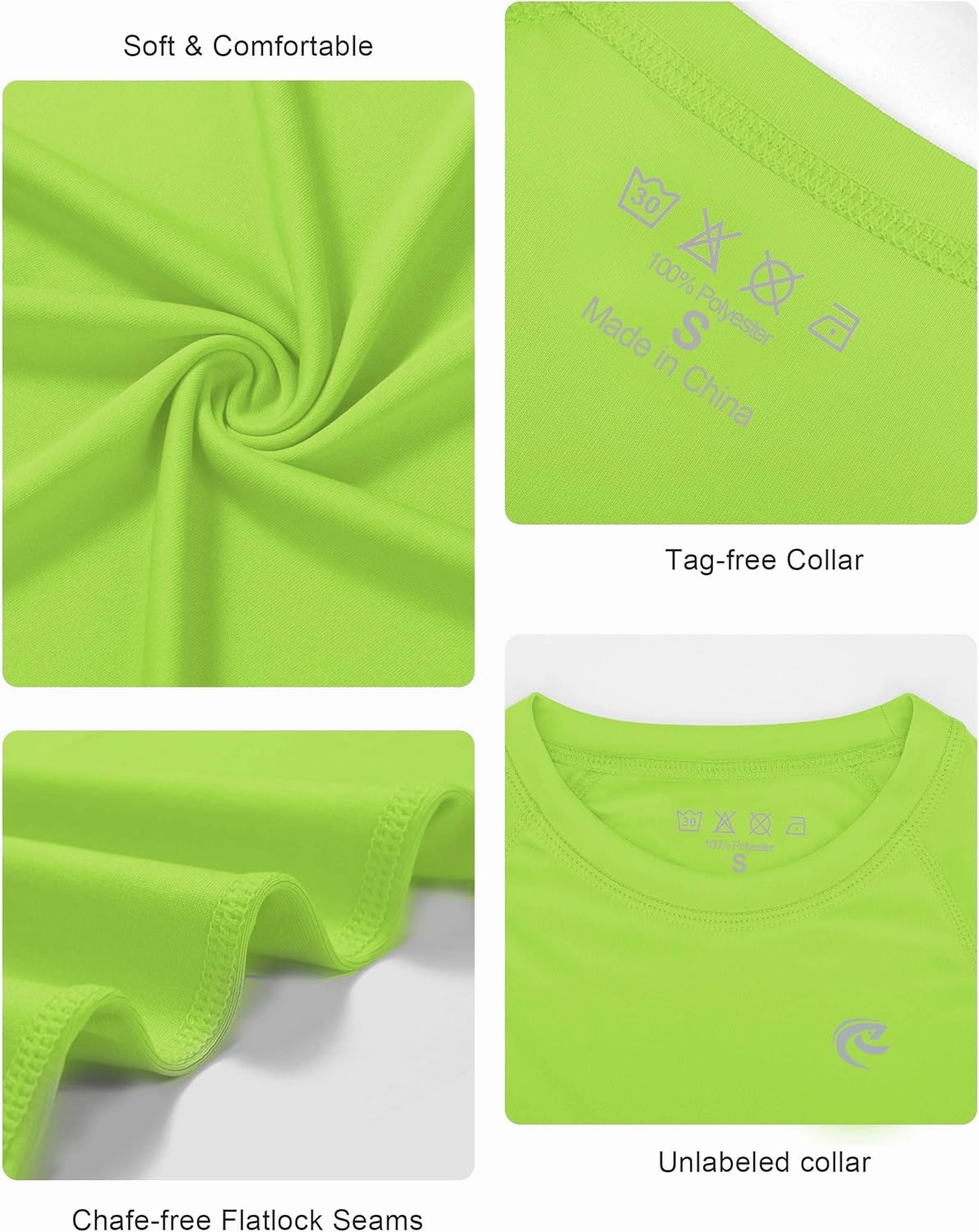 Boys UPF 50  Swim Shirt Long Sleeve, 1 or 2 Pack UV Sun Protection Rash Guard, Youth Kids SPF Water Shirts for Beach Surf