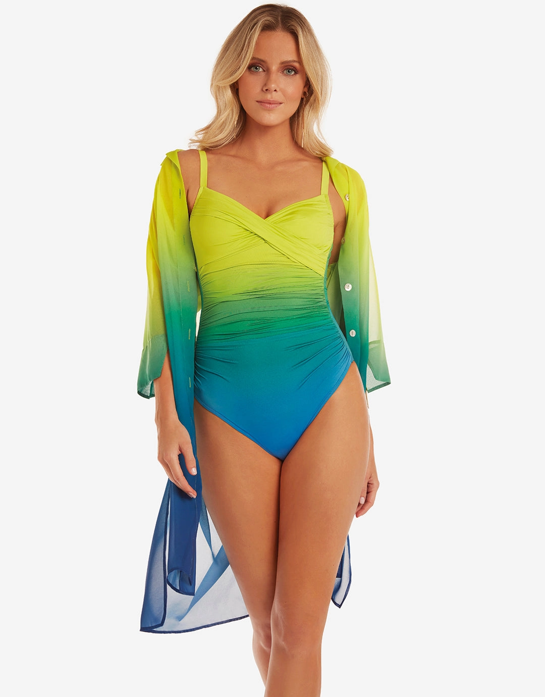 Brasil Midi Beach Shirt - Lima