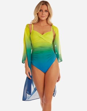 Brasil Midi Beach Shirt - Lima