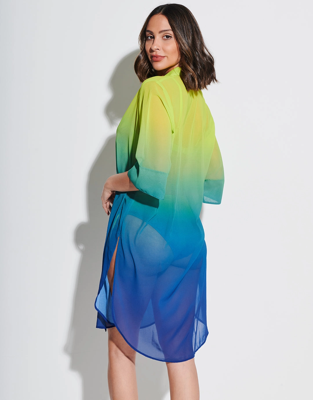 Brasil Midi Beach Shirt - Lima