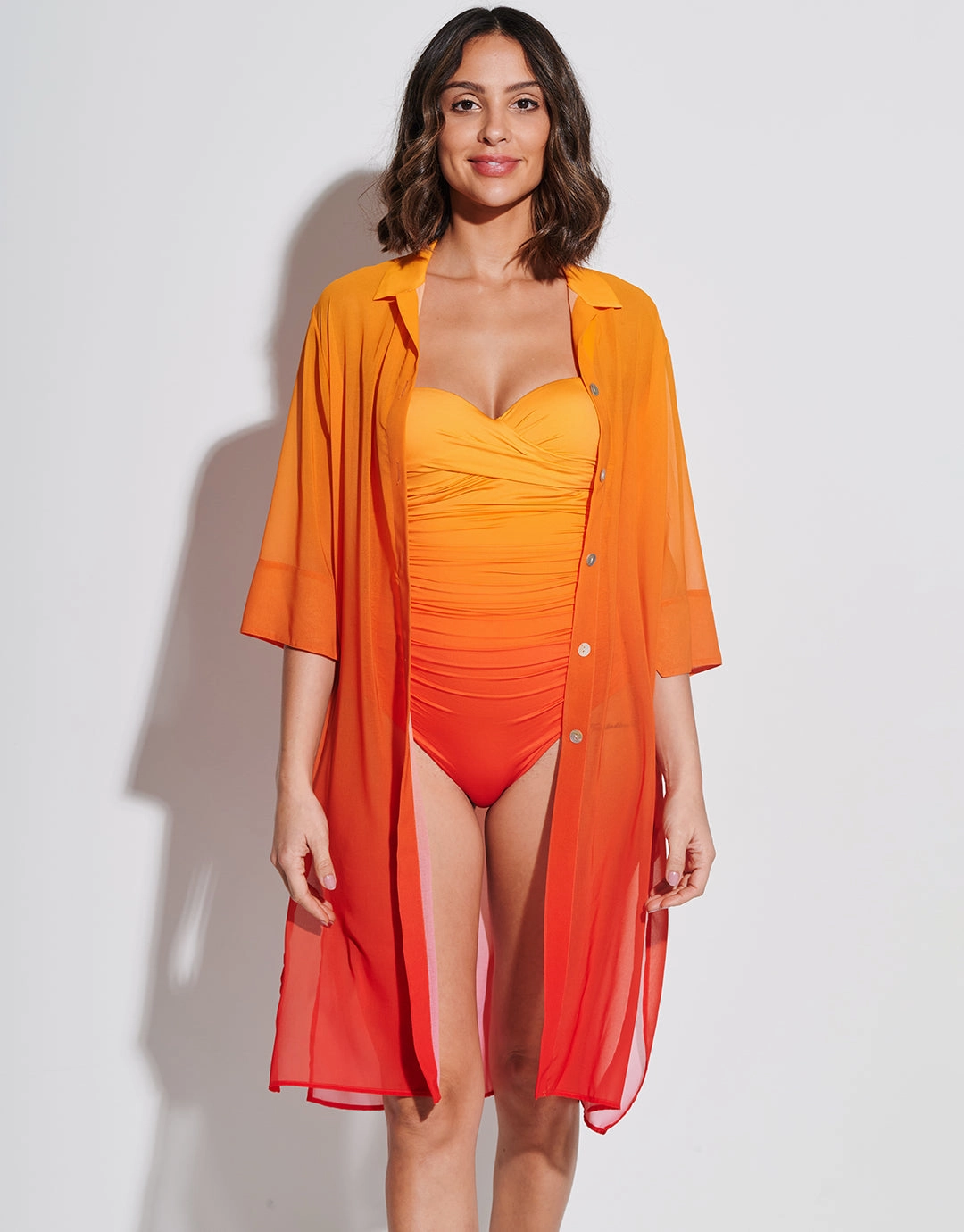 Brasil Midi Beach Shirt - Oro