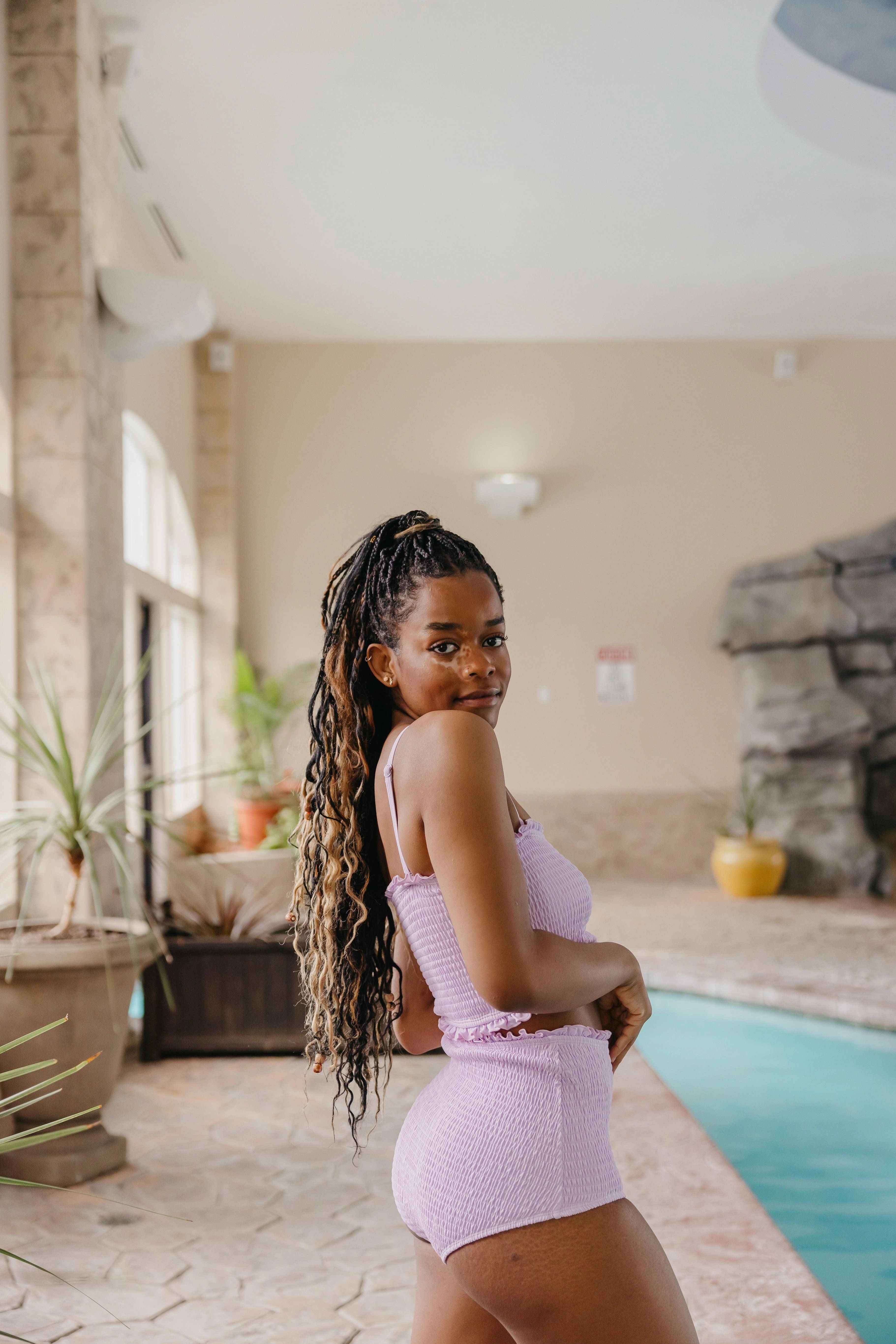 Bright Lilac | Bandeau Top