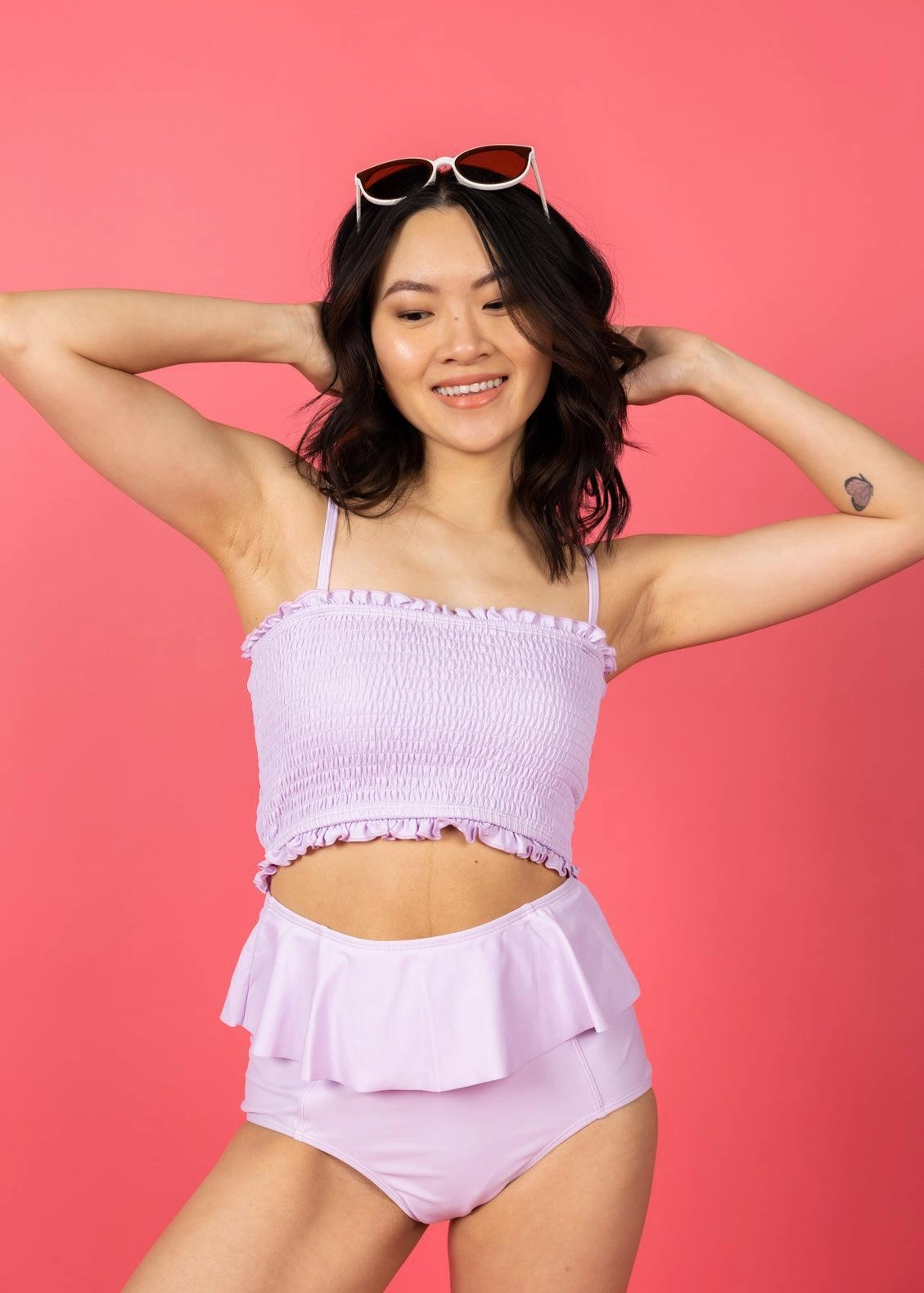 Bright Lilac | Bandeau Top