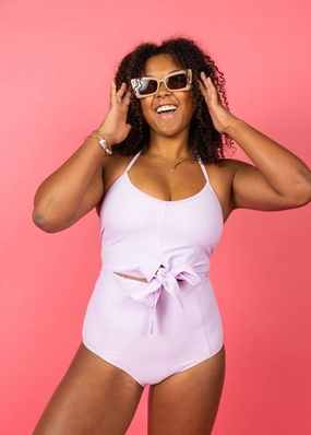 Bright Lilac | Extended High-Waisted Bottoms