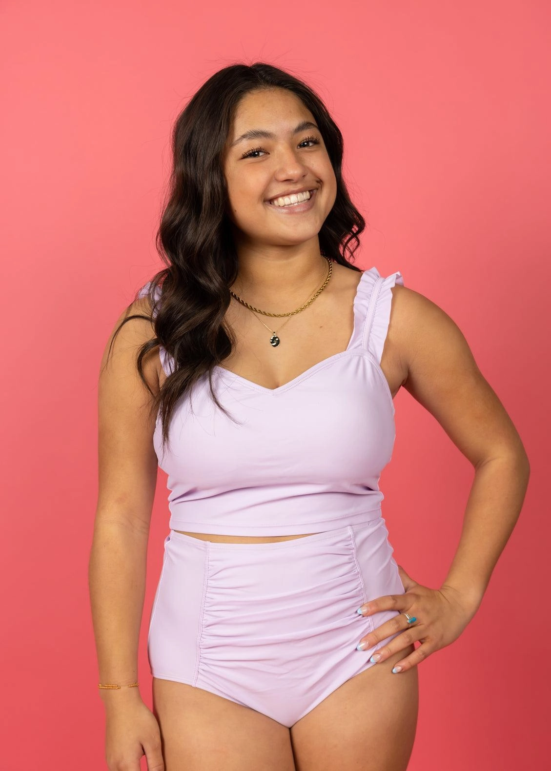 Bright Lilac | Ruched Bottoms 2.0