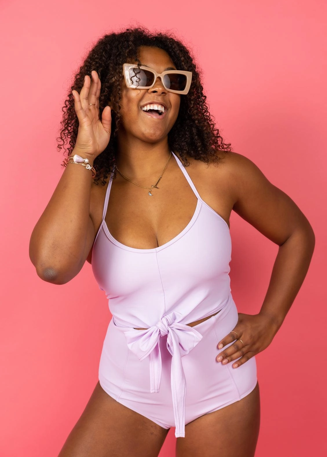 Bright Lilac | Tied-Up Top