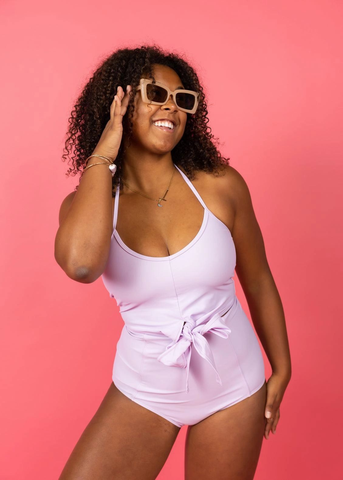 Bright Lilac | Tied-Up Top