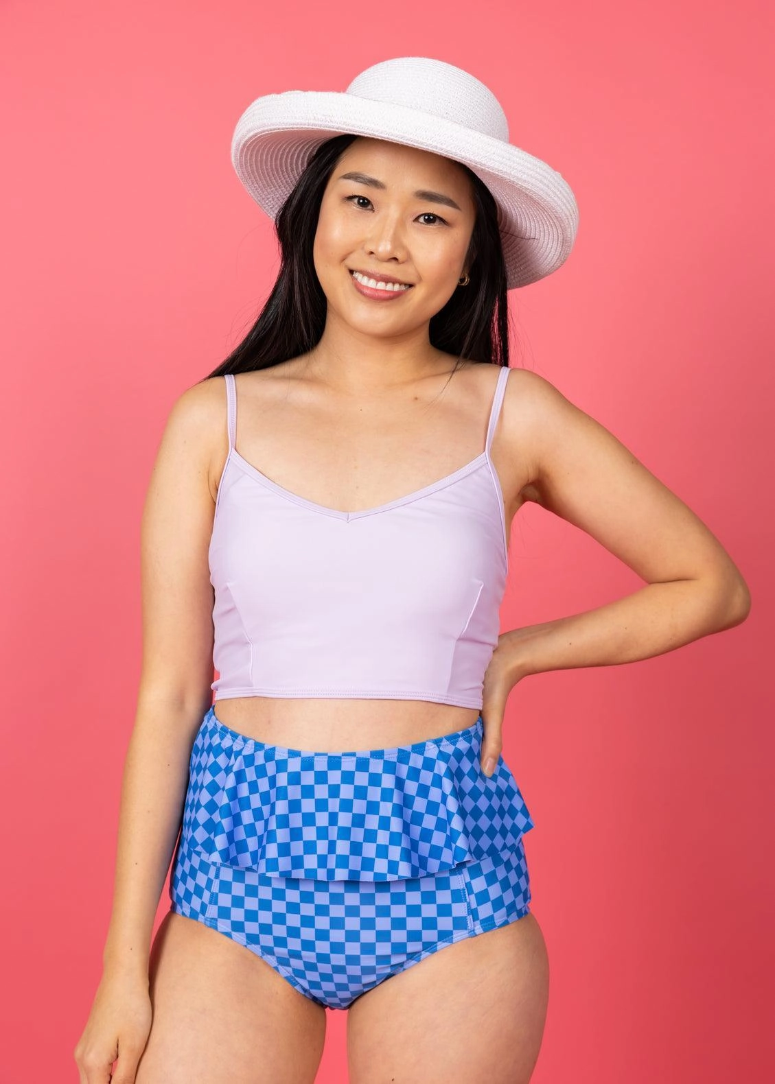 Bright Lilac | V'D Crop Top