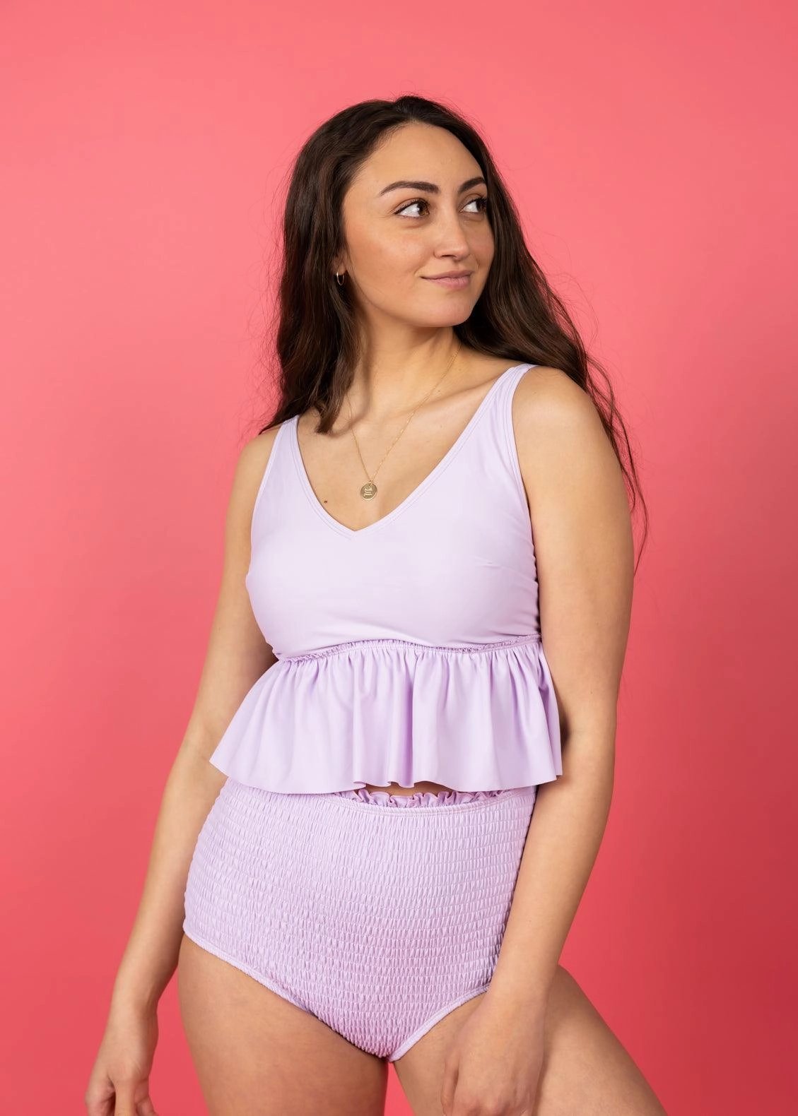 Bright Lilac | V-Neck Top