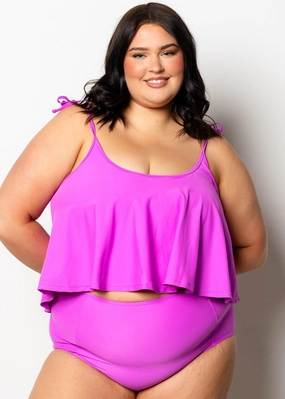 Brilliant Violet | High-Waisted Bottoms