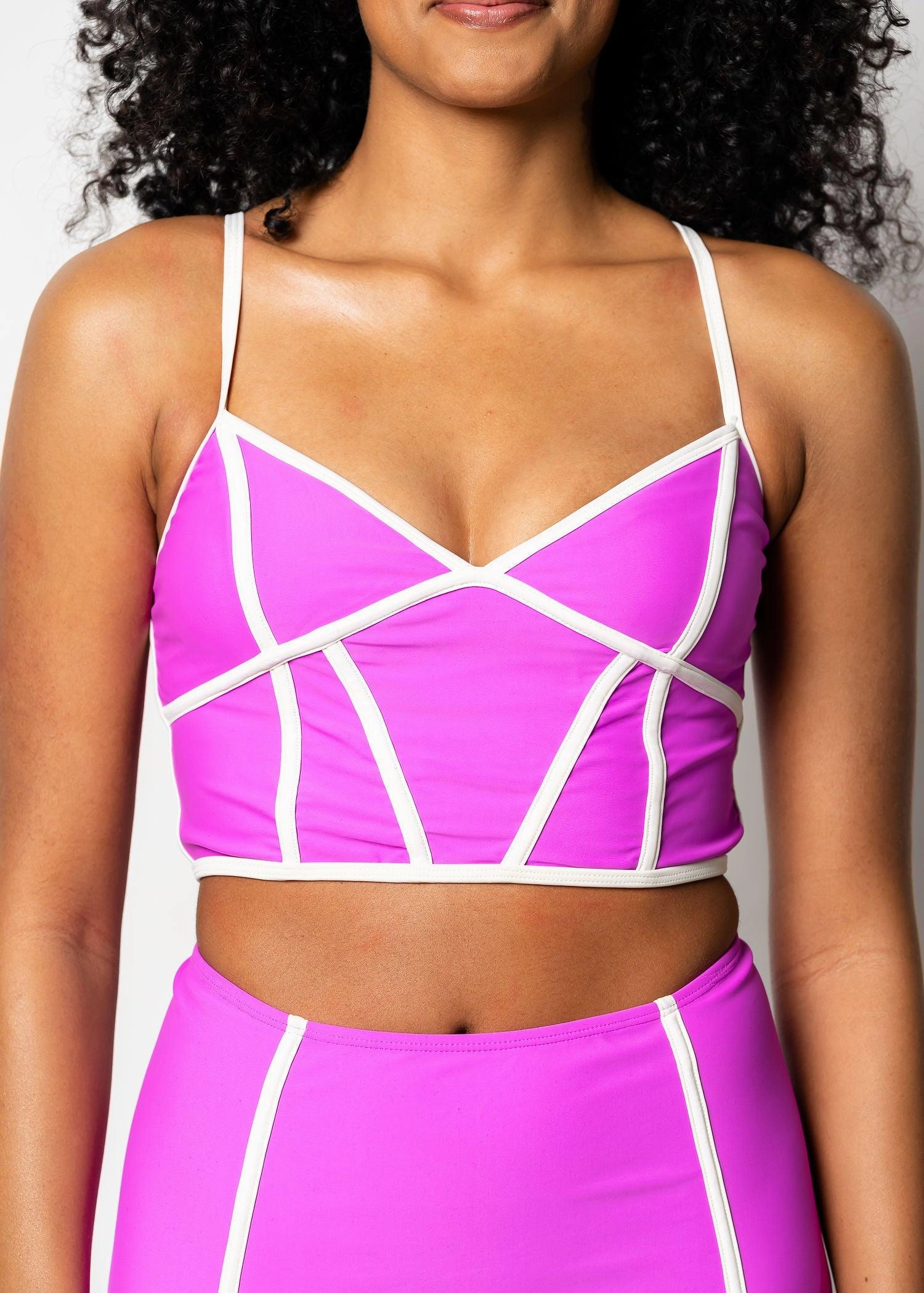 Brilliant Violet | Lined Up Top