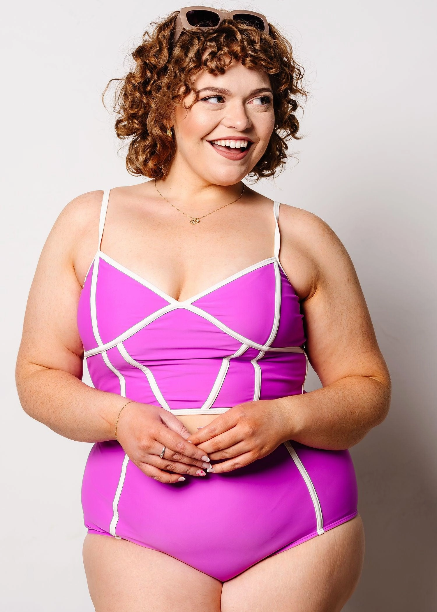 Brilliant Violet | Lined Up Top