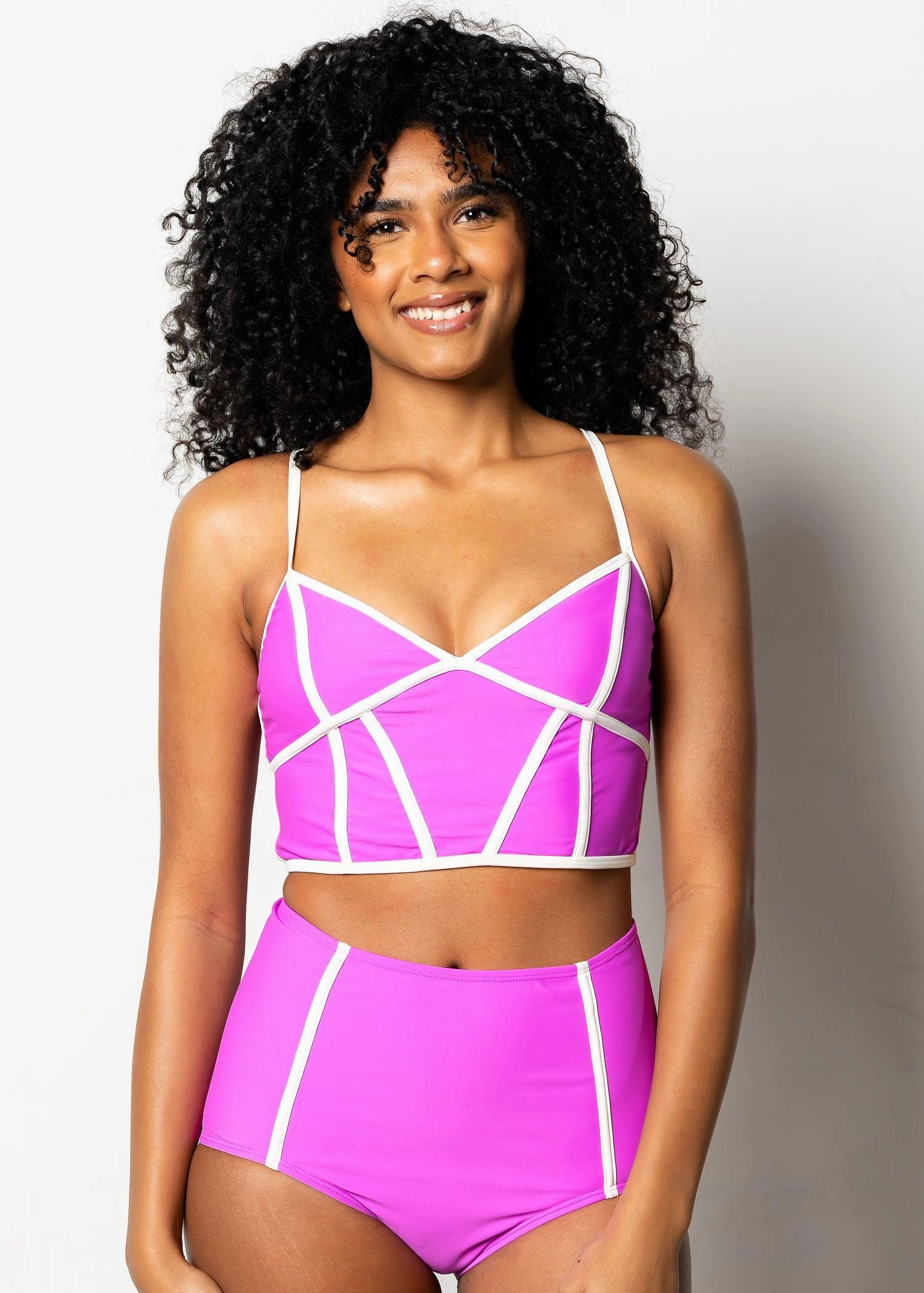 Brilliant Violet | Lined Up Top