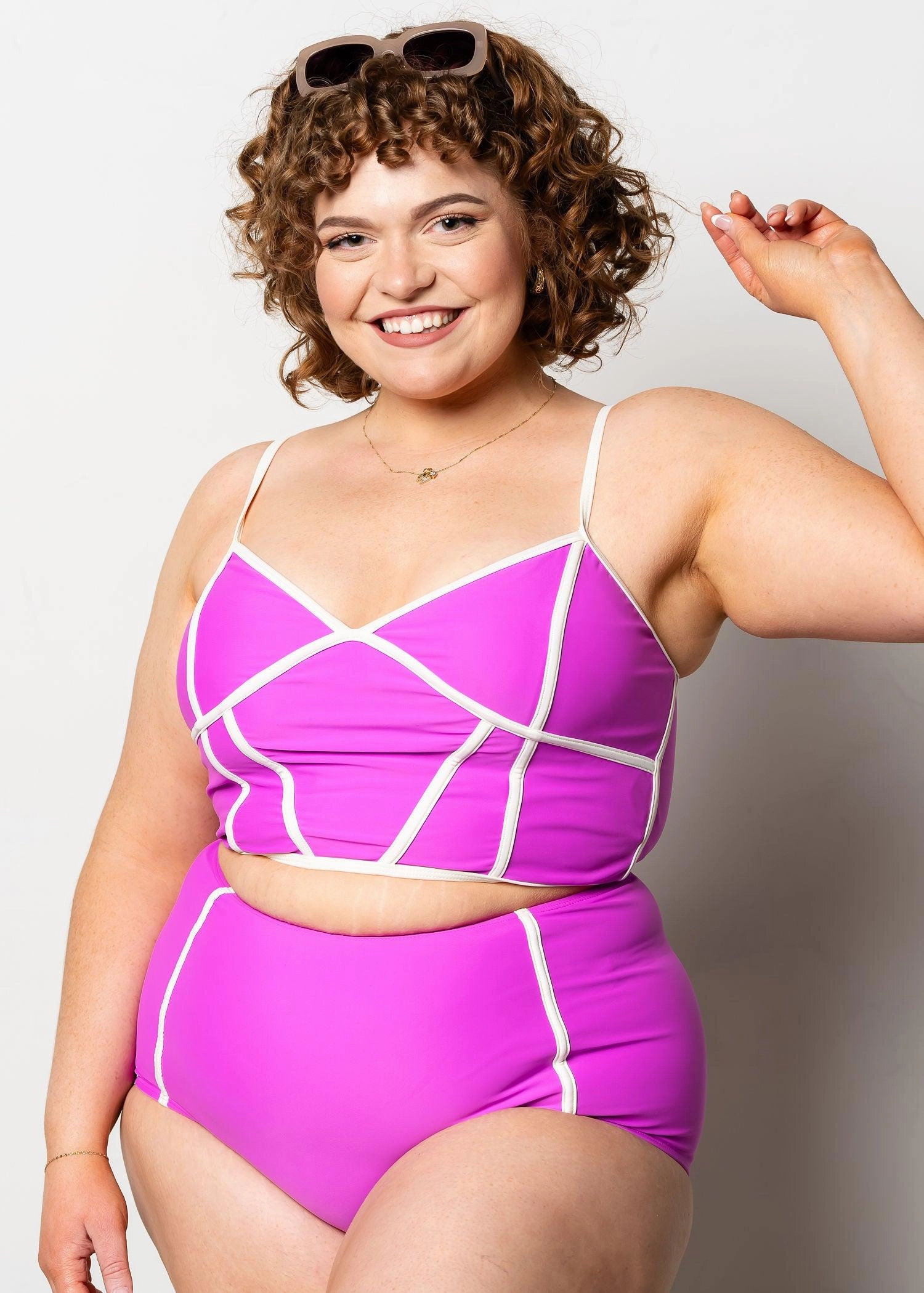 Brilliant Violet | Lined Up Top