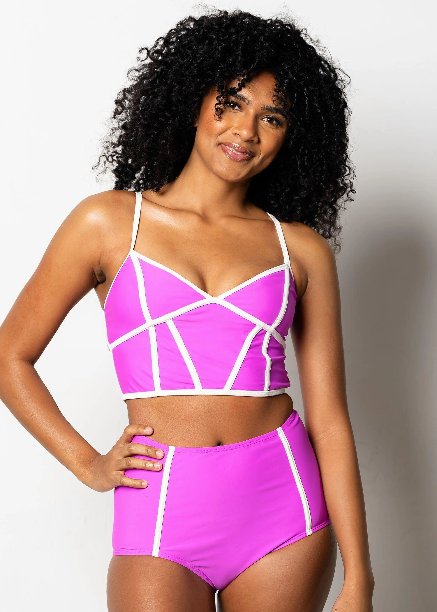 Brilliant Violet | Lined Up Top