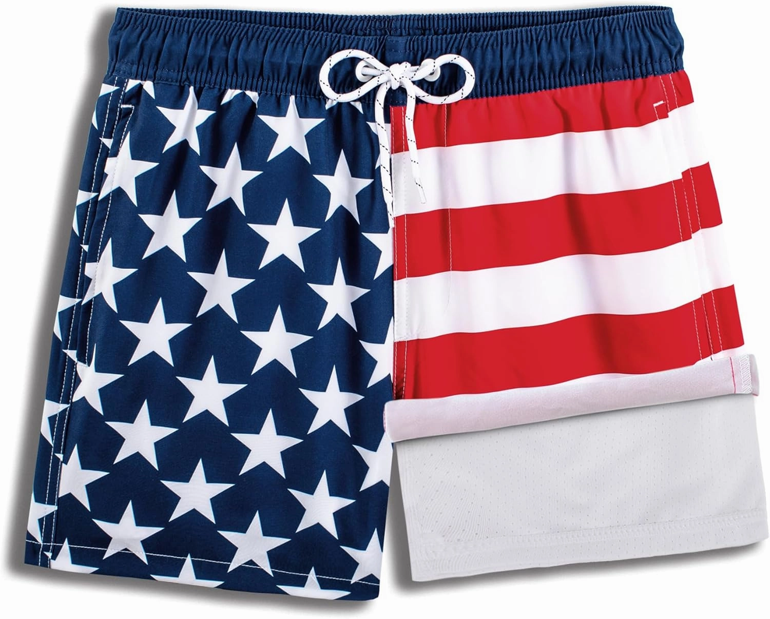 BRISIRA Boys Swim Trunks Bathing Suit Compression Boxer Brief Liner Anti-Chafe Swimsuit Swim Shorts Toddler Kids Youth Teen