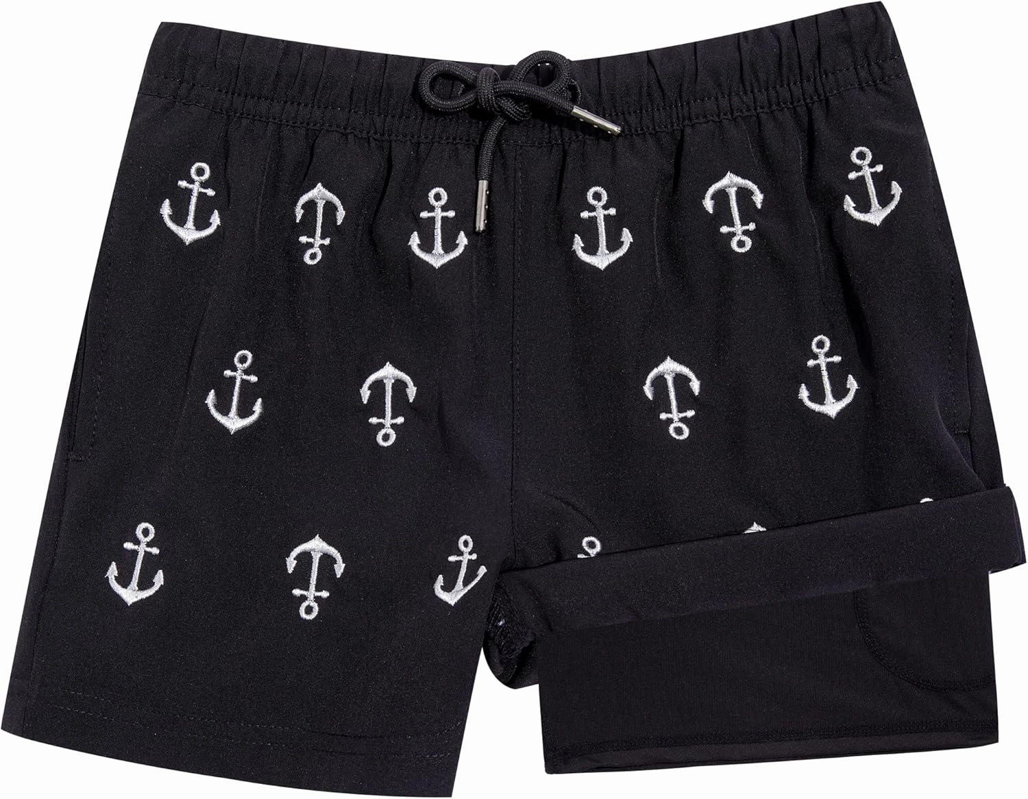 BRISIRA Boys Swim Trunks Bathing Suit Compression Boxer Brief Liner Swim Shorts Swimsuit Anti-Chafe Toddler Kids Youth Teen