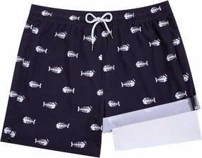BRISIRA Boys Swim Trunks Bathing Suit Compression Boxer Brief Liner Swim Shorts Swimsuit Anti-Chafe Toddler Kids Youth Teen