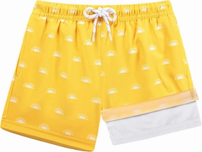 BRISIRA Toddler Boys Swim Trunks Swimsuit Boys Bathing Suit Compression Boxer Brief Liner Anti-Chafe Little Kids Baby 12m-5t