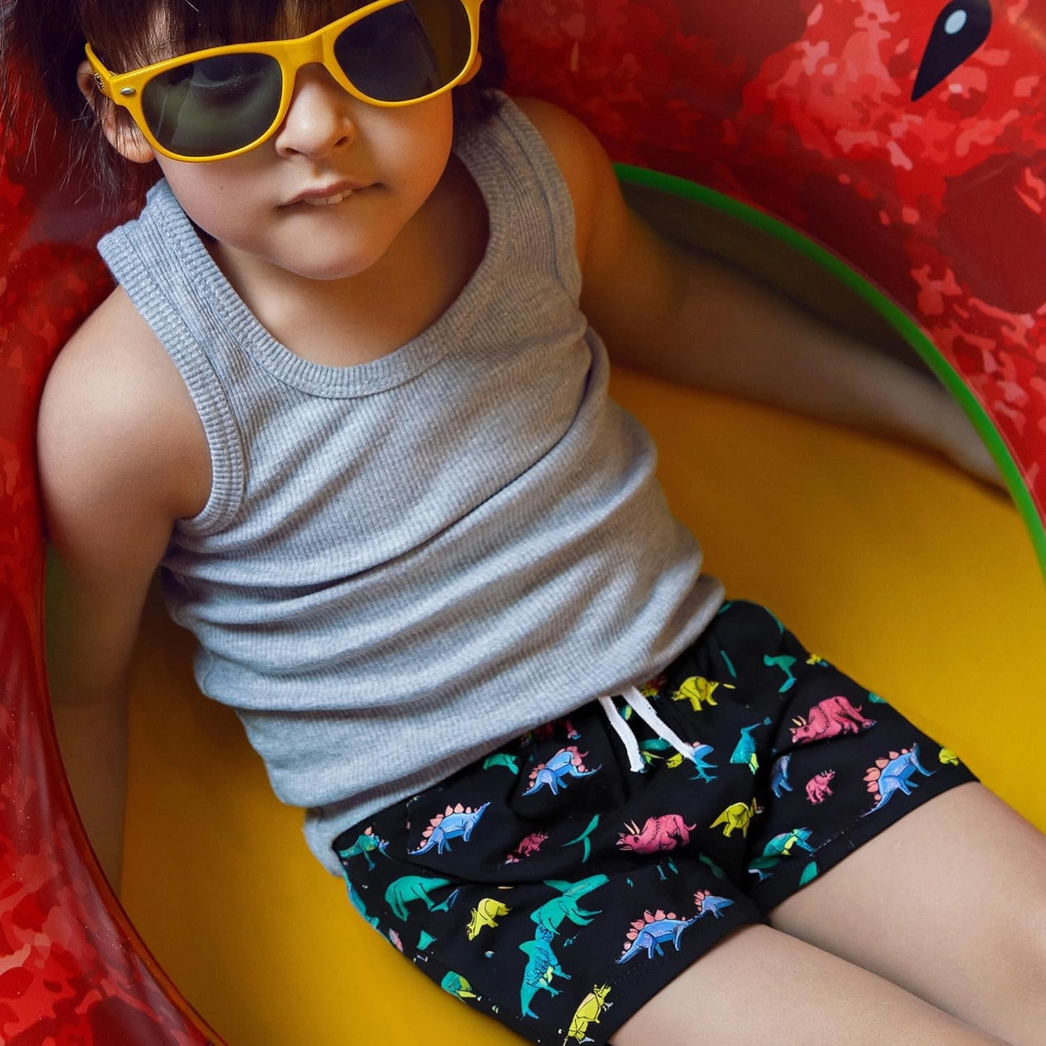 BRISIRA Toddler Boys Swim Trunks Swimsuit Boys Bathing Suit Compression Boxer Brief Liner Anti-Chafe Little Kids Baby 12m-5t