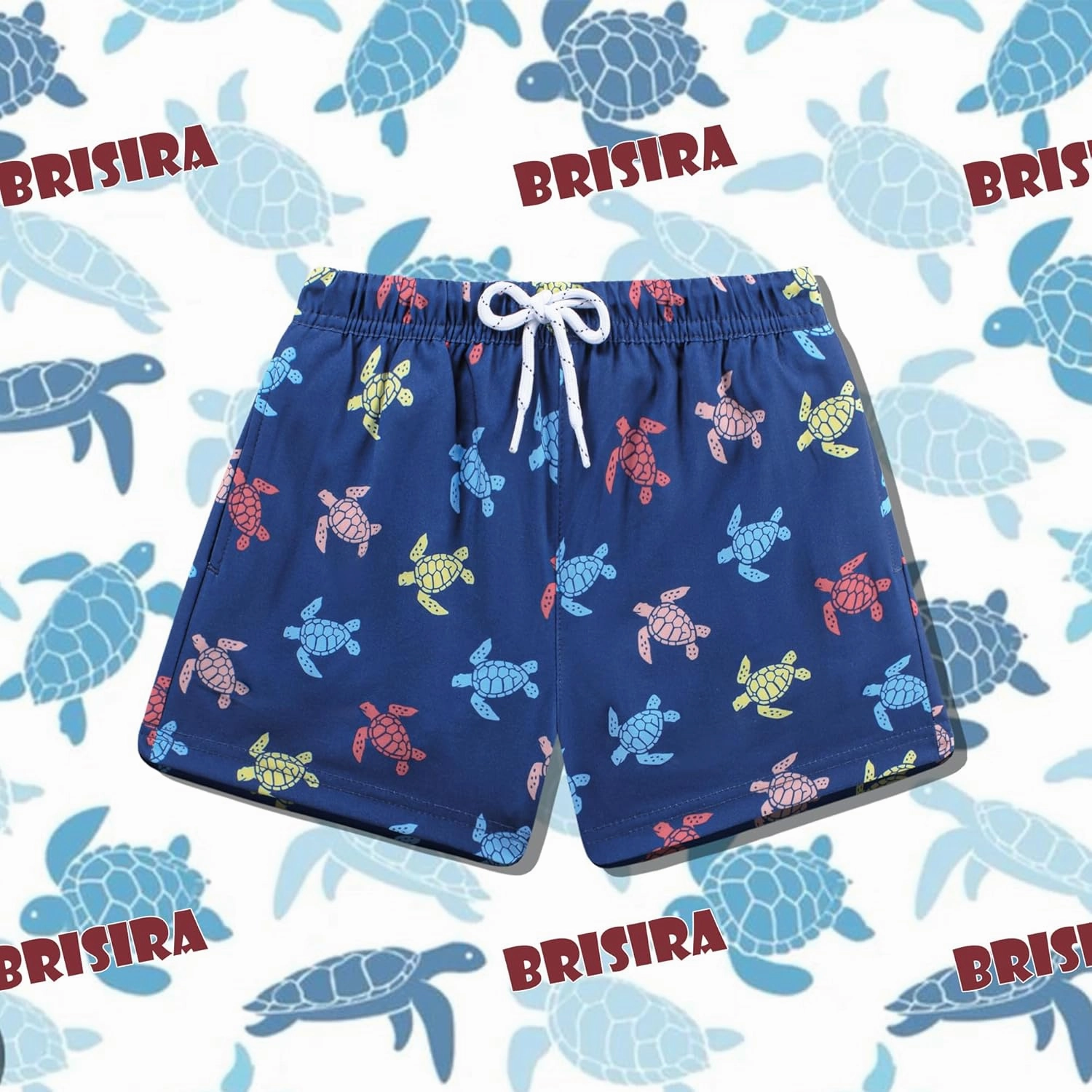 BRISIRA Toddler Boys Swim Trunks Swimsuit Boys Bathing Suit Compression Boxer Brief Liner Anti-Chafe Little Kids Baby 12m-5t