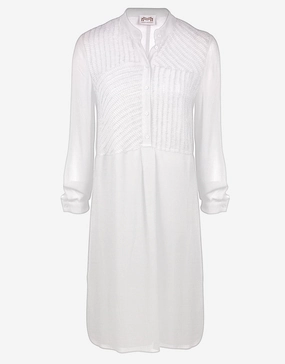 Buttoned Tunic - White