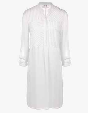 Buttoned Tunic - White