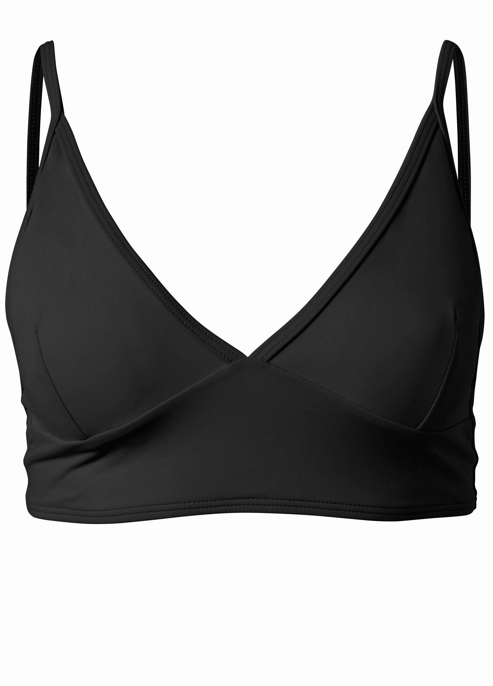 By The Sea Triangle Top - Black Beauty
