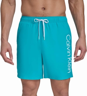 Calvin Klein Men's Volley Quick Dry Lightweight Swim Trunk