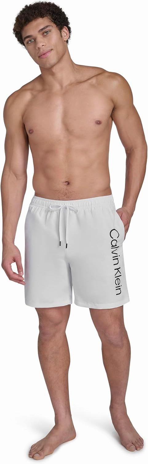 Calvin Klein Men's Volley Quick Dry Lightweight Swim Trunk
