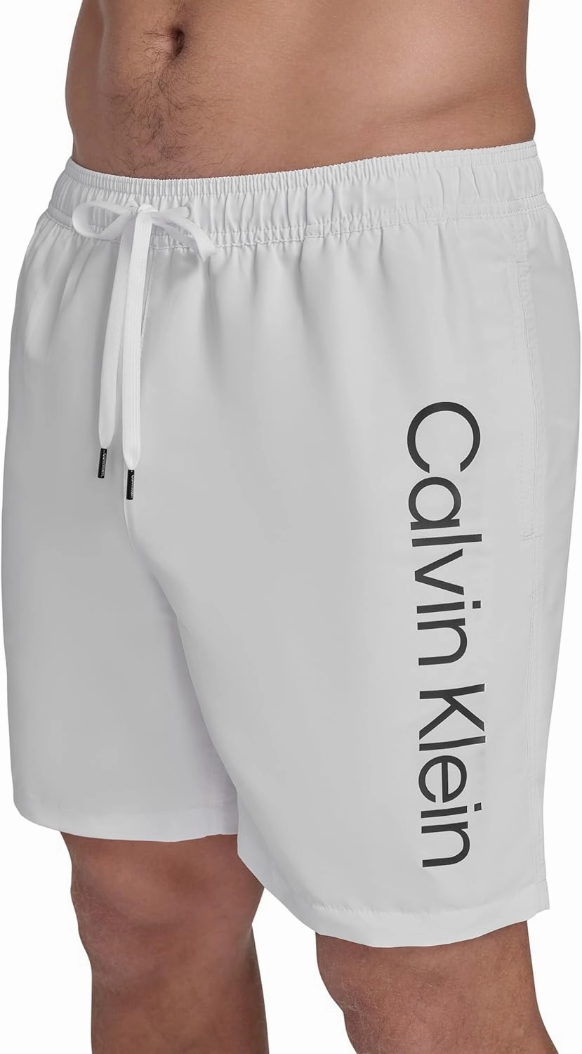 Calvin Klein Men's Volley Quick Dry Lightweight Swim Trunk