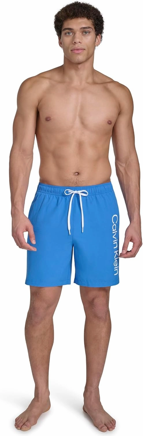 Calvin Klein Men's Volley Quick Dry Lightweight Swim Trunk