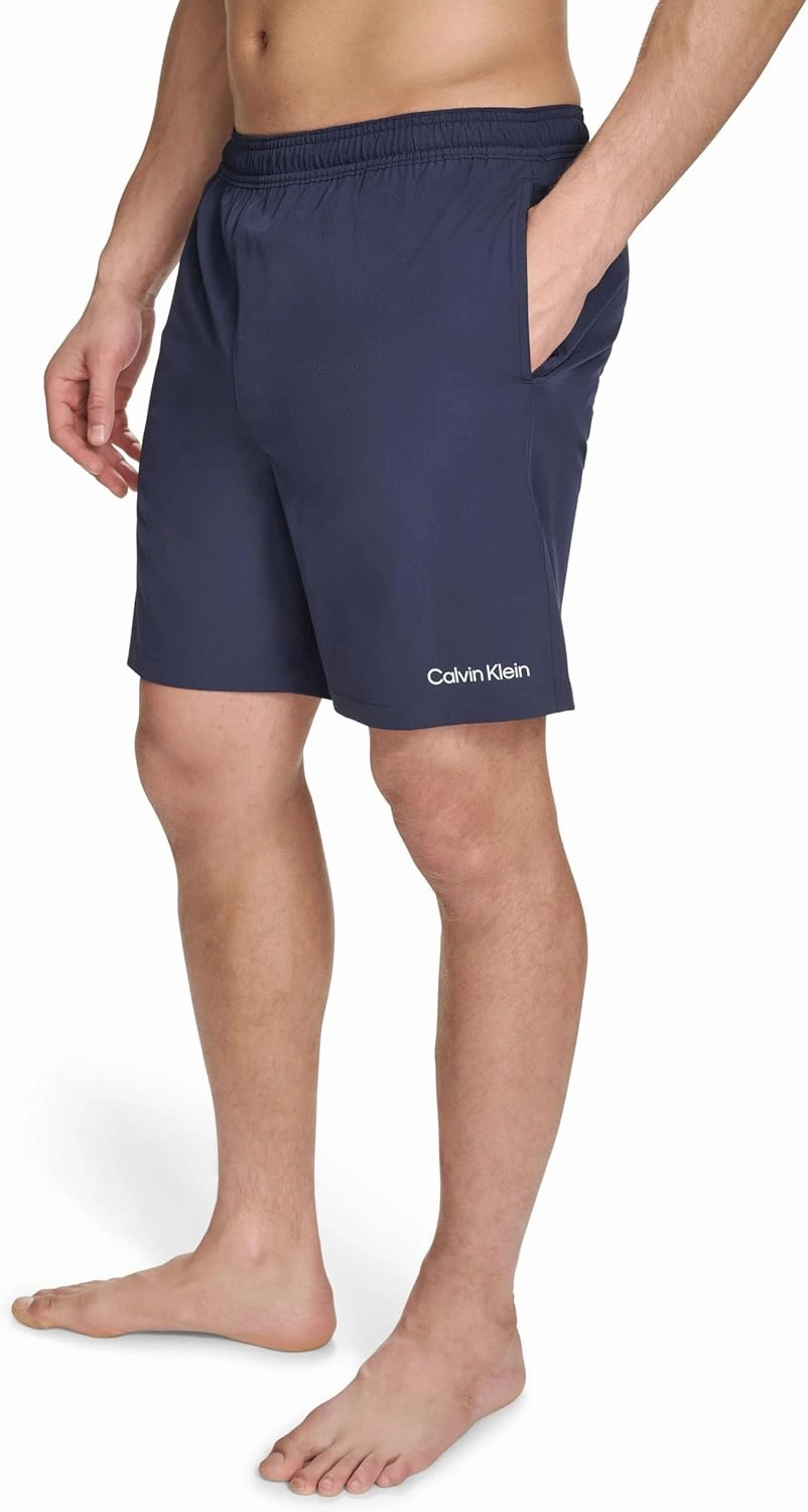 Calvin Klein Men's Volley Quick Dry Stretch Swim Trunk