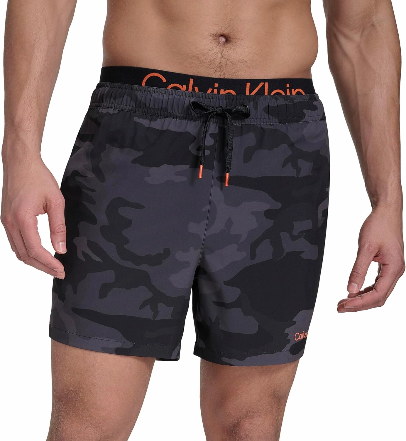 Calvin Klein Men's Volley Quick Dry Stretch Swim Trunk