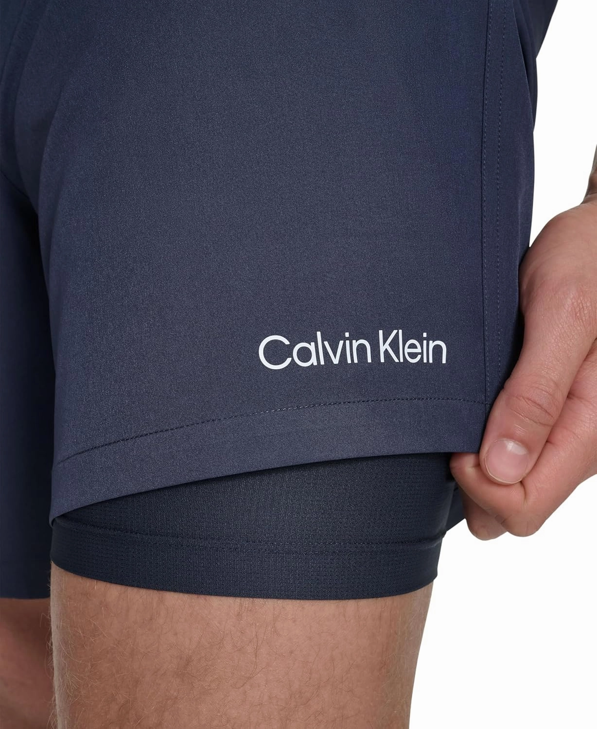 Calvin Klein Men's Volley Quick Dry Stretch Swim Trunk