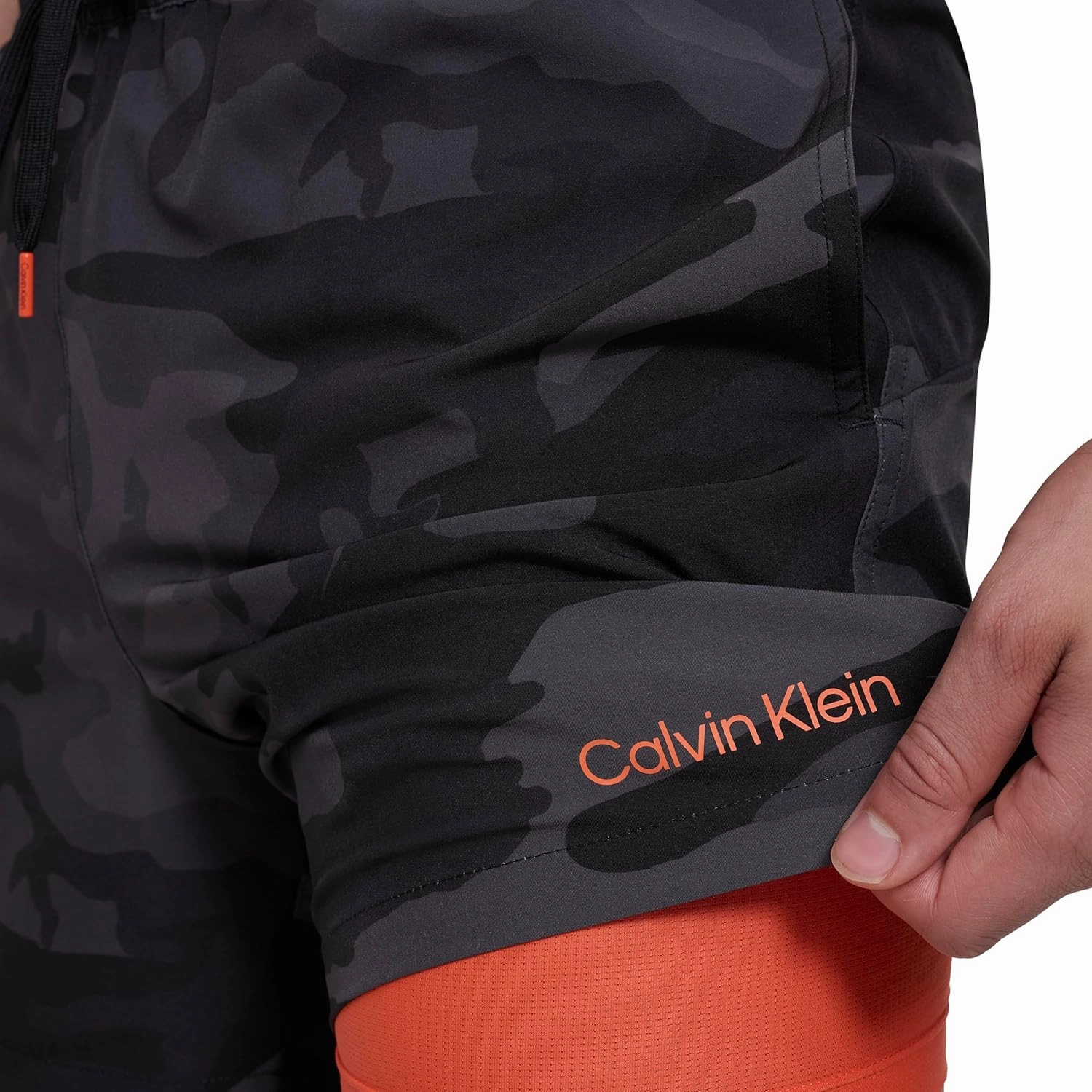 Calvin Klein Men's Volley Quick Dry Stretch Swim Trunk