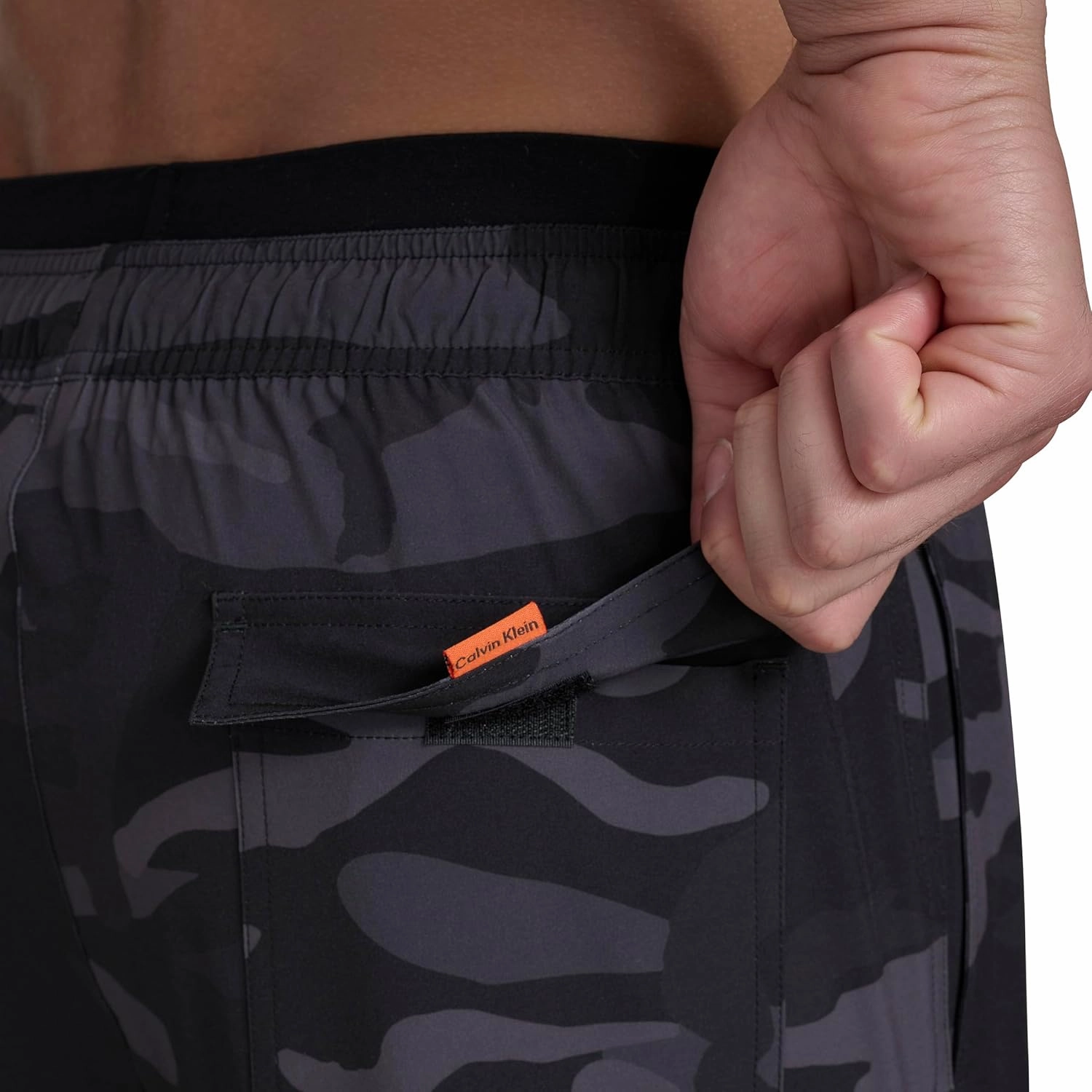 Calvin Klein Men's Volley Quick Dry Stretch Swim Trunk