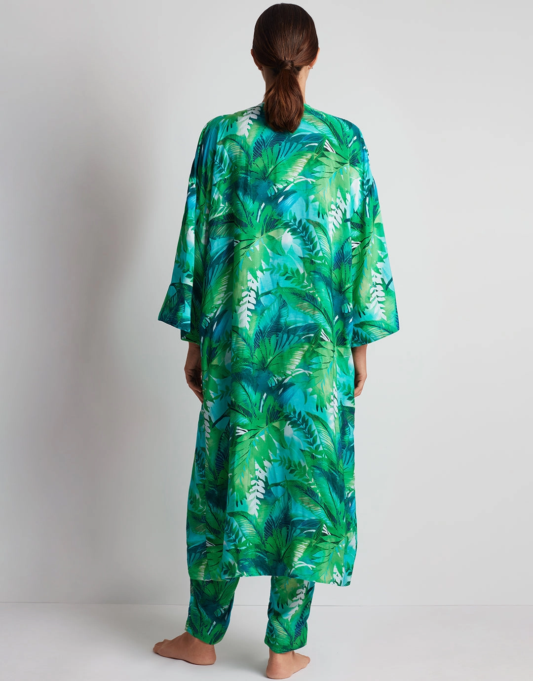 Cartago Palms Poolside Kimono Cover Up - Multi