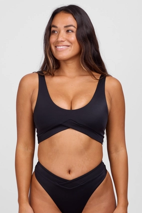 Cayla Bikini Top -  Black