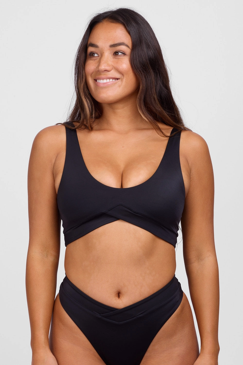 Cayla Bikini Top -  Black