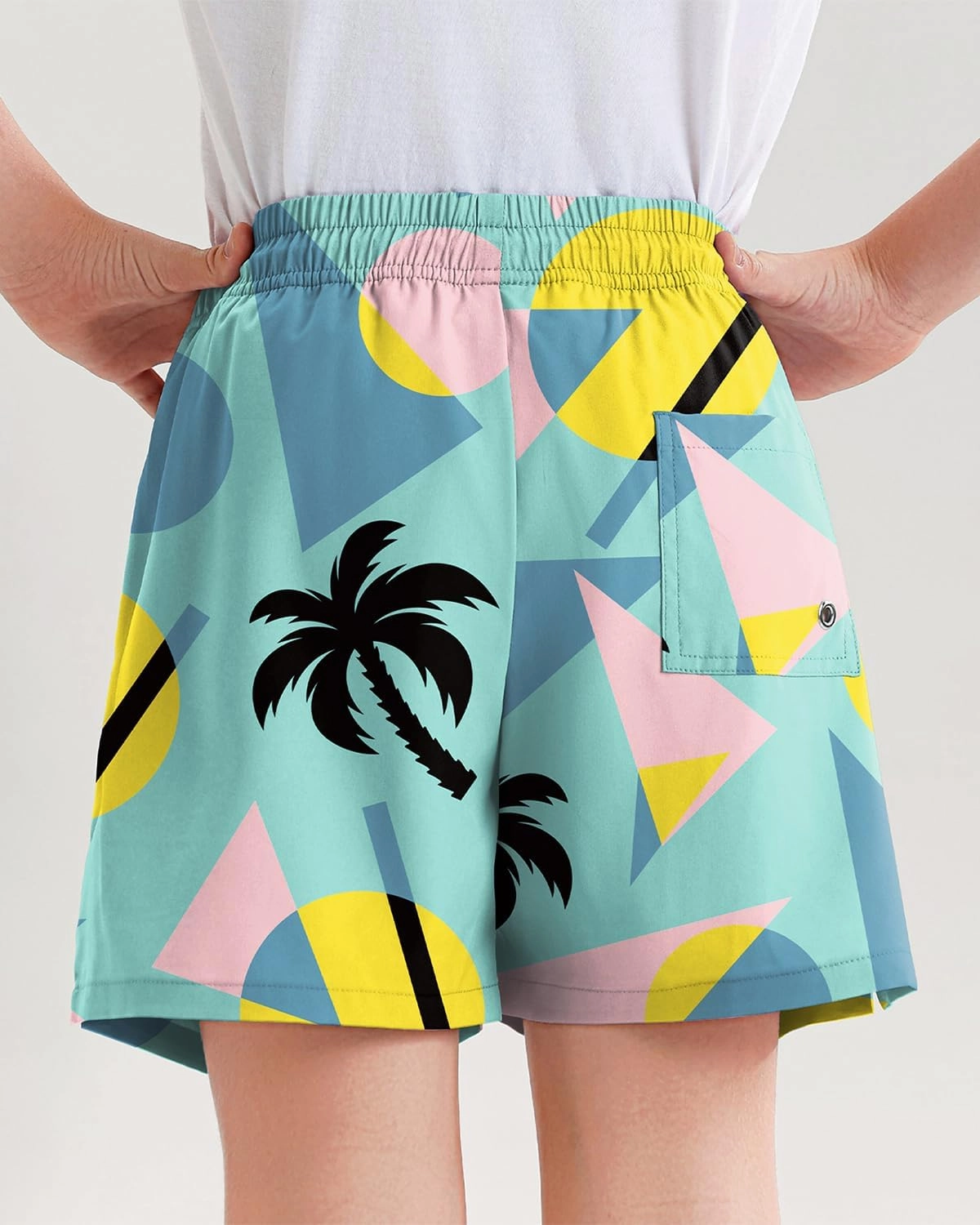 Century Star Boys Swim Trunks Shorts with Compression Liner Pockets Quick Dry Toddlers Bathing Suit for Big Kids Swimwear